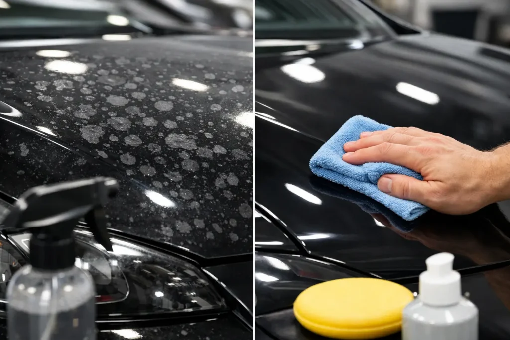 How to Remove Water Spots From Paint