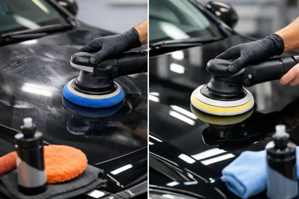 Paint Correction vs Polishing Differences