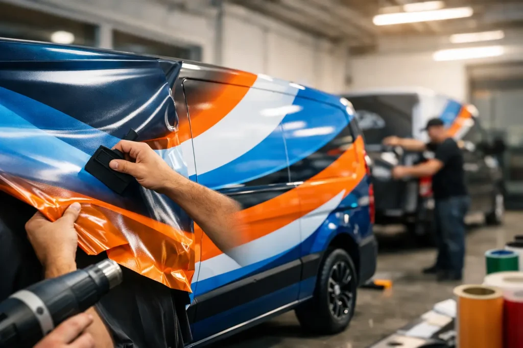 Vinyl Wrap for Business Vehicle Branding
