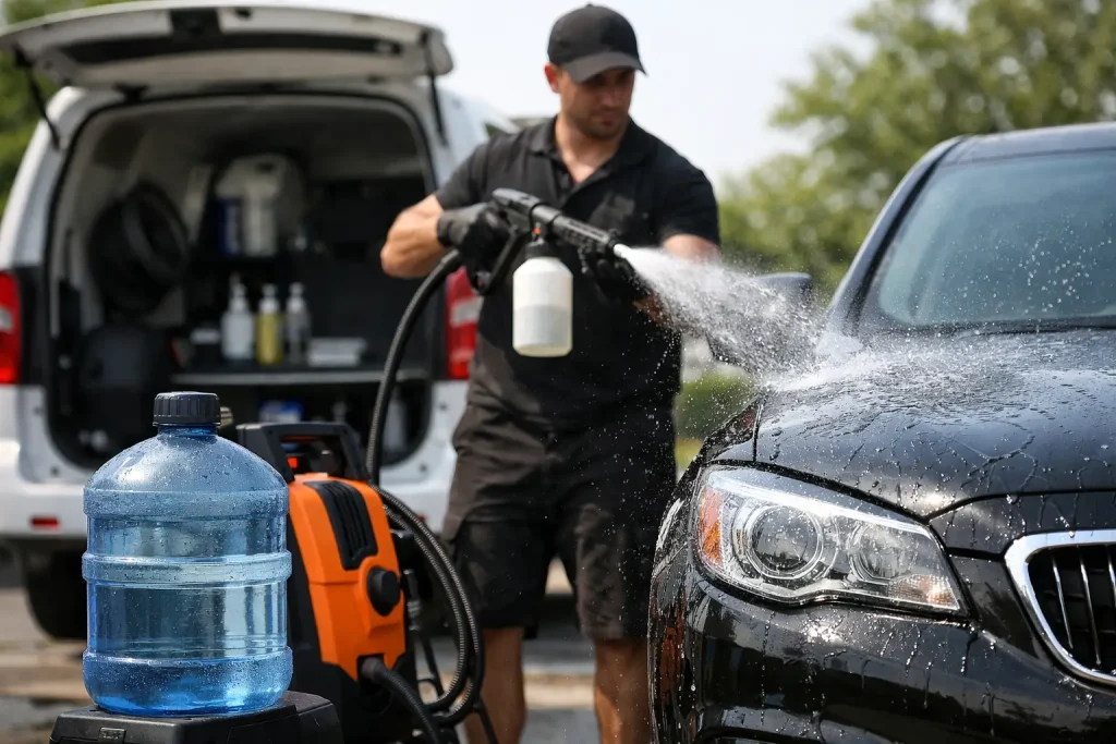 Does Mobile Detailing Need Water?