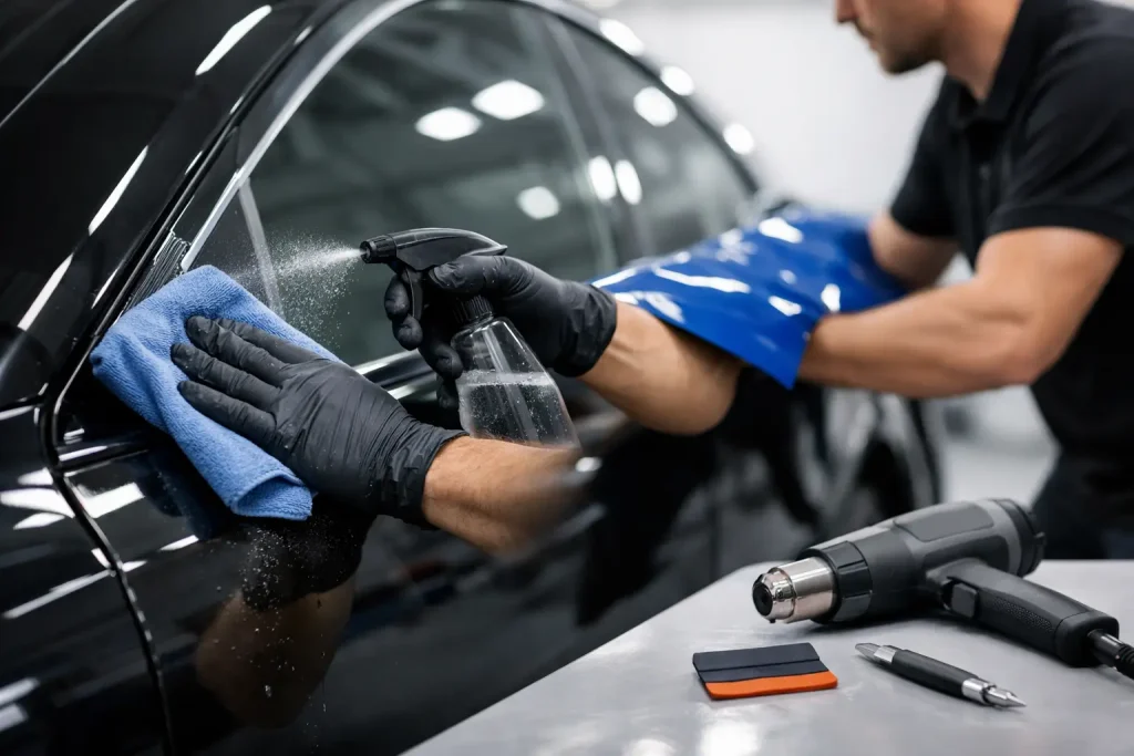 How to Prep Car Wrap for a Clean Install