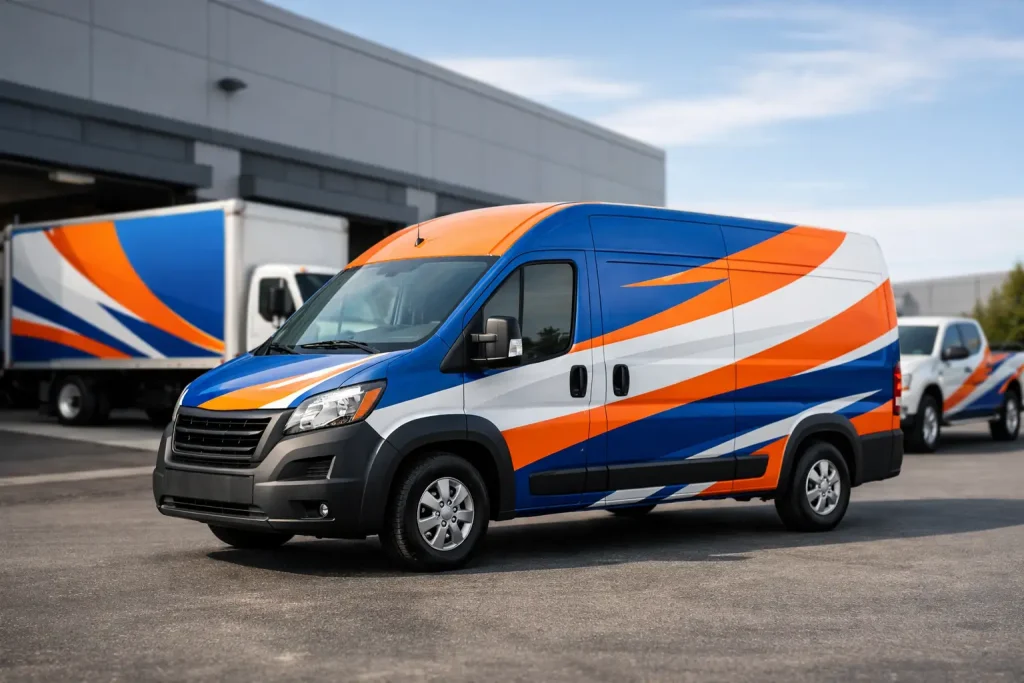 A Fleet Vinyl Wrap Branding Example That Works