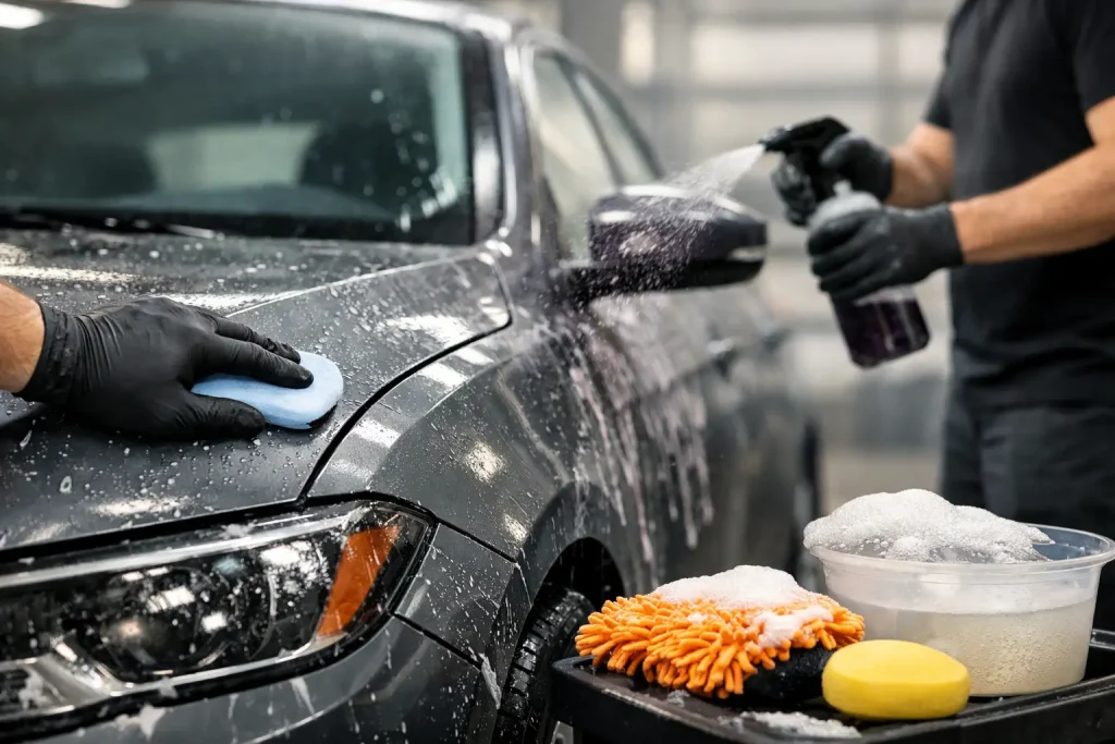 Car Decontamination Process Guide for Clean Paint