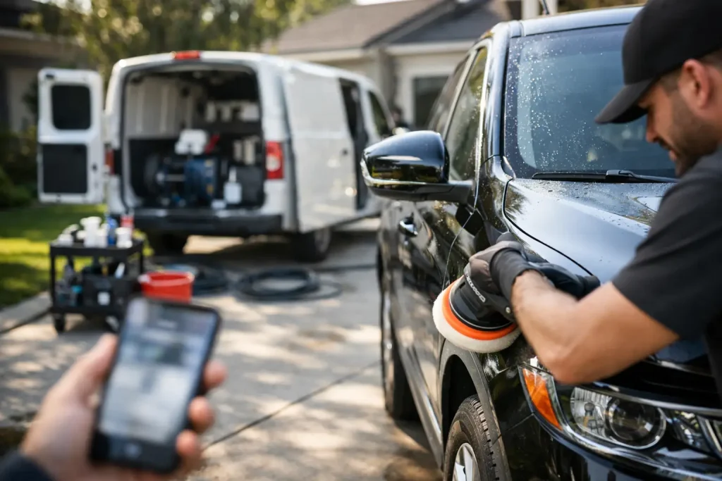 How to Book Mobile Detailing at Home With Confidence