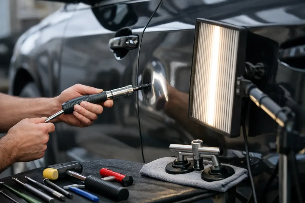 How to Fix Door Dings Without Damaging Paint