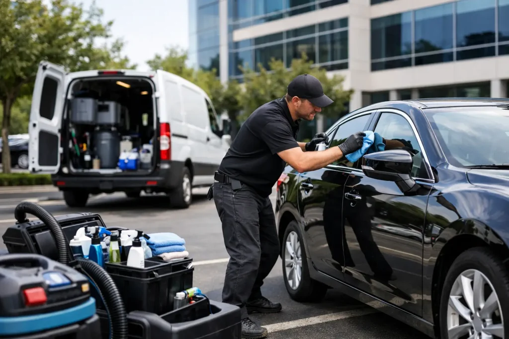 Mobile Detailing for Office Parking That Works