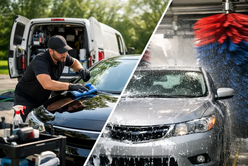 Mobile Detailing Versus Carwash: Which Wins?