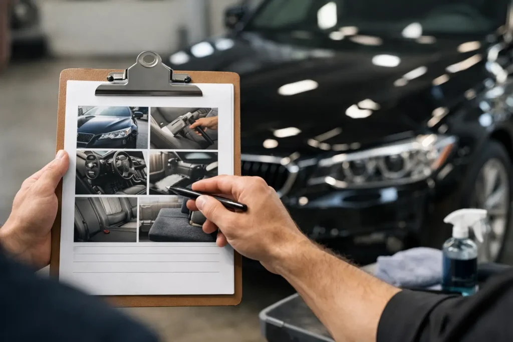 What a Service Report After Detailing Should Show