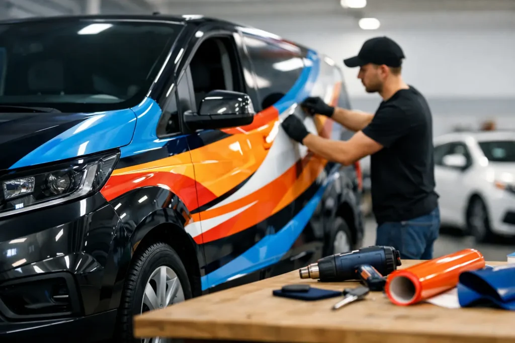 Car wrap business branding : une pub qui roule