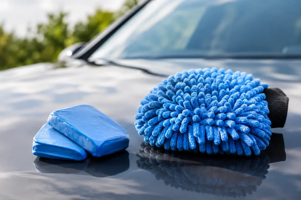 Detailing clay versus clay mitt : lequel choisir ?