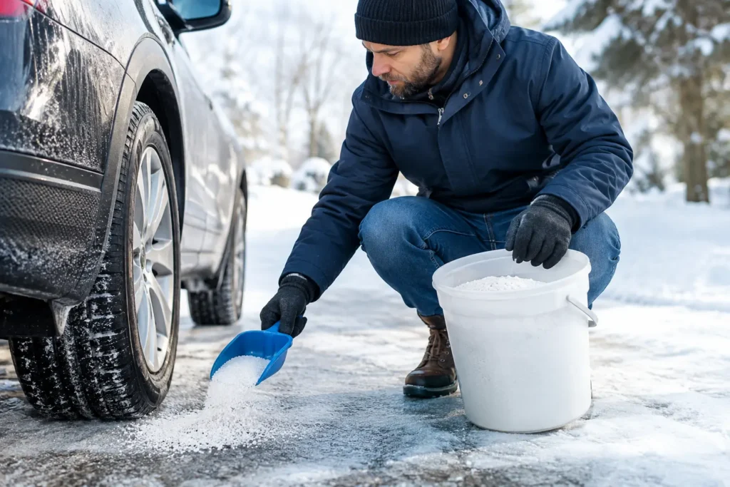 Guide de retrait du sel routier pour l’hiver