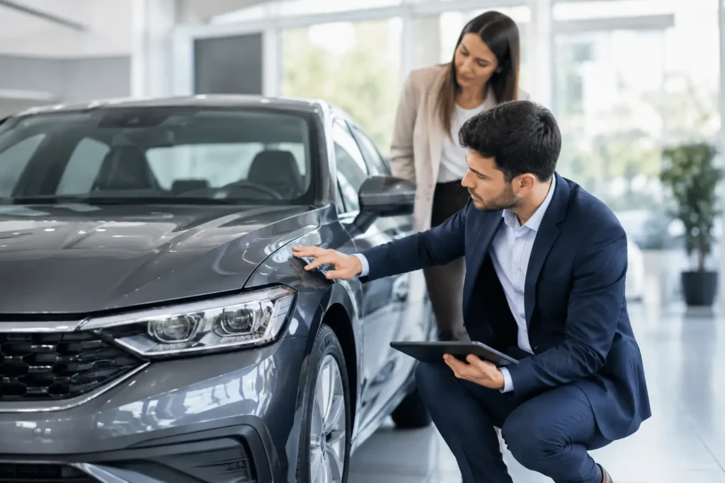 New Car Delivery Inspection Guide en 12 points