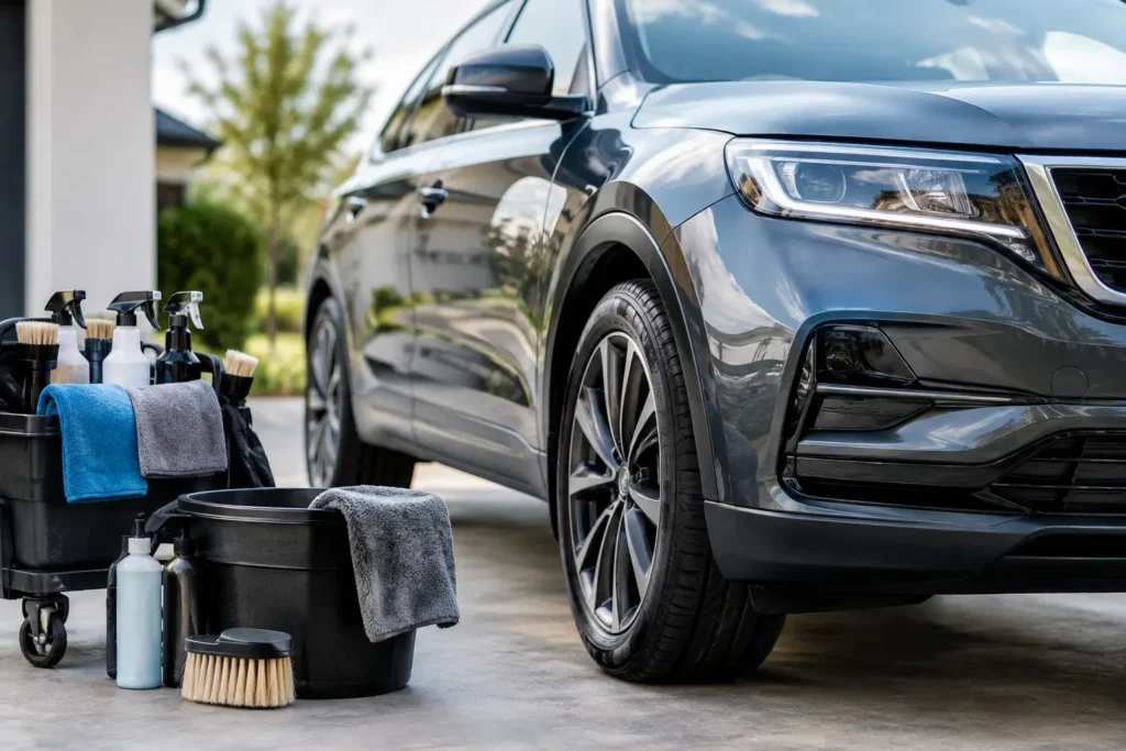 Préparer votre véhicule au detailing mobile